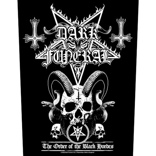 DARK FUNERAL RÜCKENAUFNÄHER BACKPATCH # 11 ORDER OF THE BLACK HORDES 36x29cm von Dark Funeral