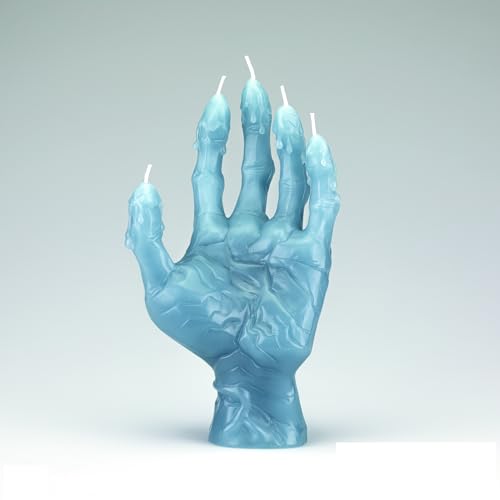 Dark Horse Comics Hellboy Hand of Glory Kerze, Paraffinwachs, 22,9 cm, blau, 6 Stunden Brenndauer von Dark Horse Comics