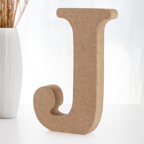 Darryy 10cm Stehende Holzbuchstaben, Log Natural Große Holzbuchstaben zum Basteln, unbehandelte Holzdekorationen für Zuhause, Wand, Party, Dekoration, DIY-Projekte (28 Stück) von Darryy