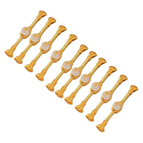 10 Stück traditionelle chinesische Knoten, Frösche, Knopfverschluss, handgefertigte Stoffverschlüsse für den täglichen Gebrauch, handgefertigte Cheongsam-Knöpfe 10 Stück traditionelle chinesische Knoten, Frösche, Knopfverschluss, handgefertigte Stoffverschlüsse für den täglichen Gebrauch, handgefertigte Cheongsam-Knöpfe von Dasbsug