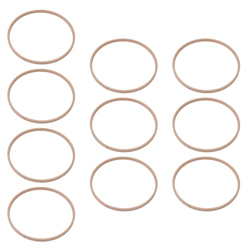 10 x Holz-Blumenkranz, runde Bastelringe für Traumfänger, hängende Ornamente, Hochzeitskranz, Dekoration, Bastelbedarf 10 x Holz-Blumenkranz, runde Bastelringe für Traumfänger, hängende Ornamente, Hochzeitskranz, Dekoration, Bastelbedarf von Dasbsug