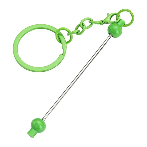 10 x Metall-Schlüsselanhänger mit Perlen, Schlüsselanhänger, Zubehör für Tasche, Geldbörse, Charm, Strumpffüller, Anhänger, Schlüsselanhänger 10 x Metall-Schlüsselanhänger mit Perlen, Schlüsselanhänger, Zubehör für Tasche, Geldbörse, Charm, Strumpffüller, Anhänger, Schlüsselanhänger von Dasbsug