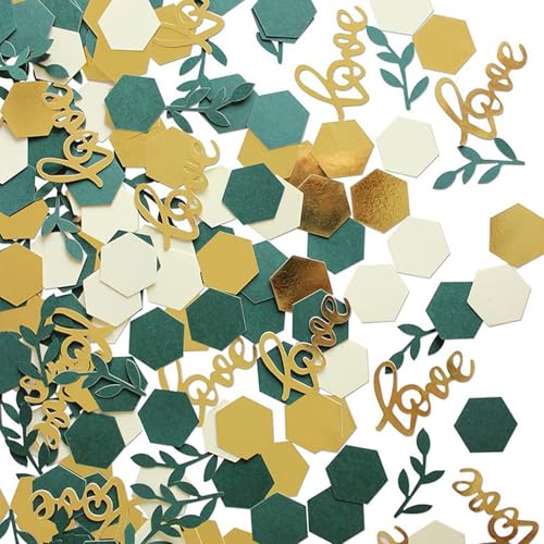 3.100 Stück Bio Blattförmige Konfetti Dekorationen für Themenpartys Zuhause und saisonale Anlässe Blattkonfetti von Dasbsug