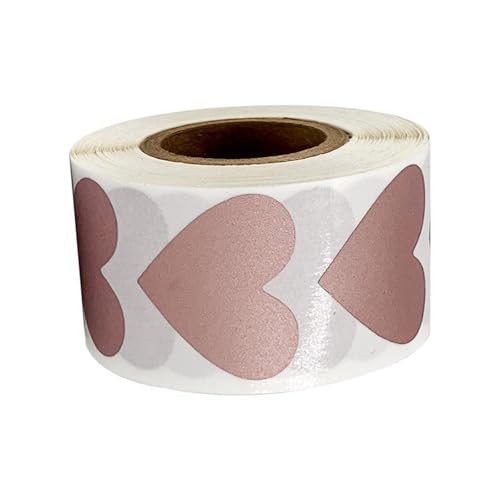 300 Stück Herz-Kratz-Etiketten, 25 mm, selbstklebend, für kleine Unternehmen, Hochzeit, Geburtstag, Valentinstag, Etiketten 300 Stück Herz-Kratz-Etiketten, 25 mm, selbstklebend, für kleine Unternehmen, Hochzeit, Geburtstag, Valentinstag, Etiketten von Dasbsug