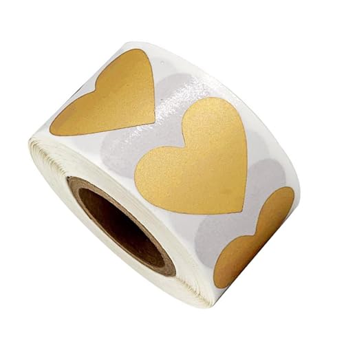 300 Stück Herz-Kratz-Etiketten, 25 mm, selbstklebend, für kleine Unternehmen, Hochzeit, Geburtstag, Valentinstag, Etiketten 300 Stück Herz-Kratz-Etiketten, 25 mm, selbstklebend, für kleine Unternehmen, Hochzeit, Geburtstag, Valentinstag, Etiketten von Dasbsug