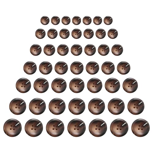 70 runde Knöpfe zum Basteln, 4 Löcher, Kunstharz, Mantel, Nähen 70 runde Knöpfe zum Basteln, 4 Löcher, Kunstharz, Mantel, Nähen von Dasbsug