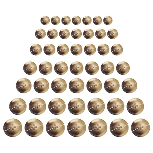 70 runde Knöpfe zum Basteln, 4 Löcher, Kunstharz, Mantel, Nähen 70 runde Knöpfe zum Basteln, 4 Löcher, Kunstharz, Mantel, Nähen von Dasbsug