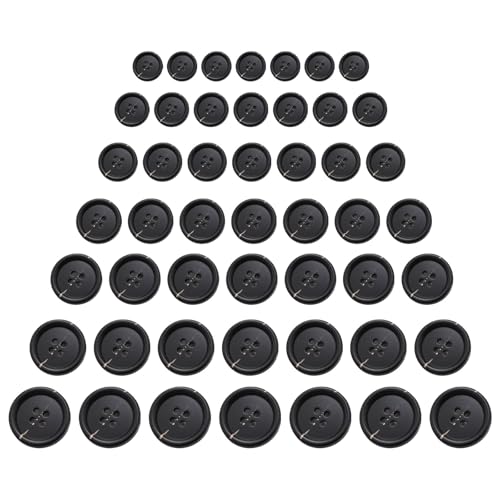 70 runde Knöpfe zum Basteln, 4 Löcher, Kunstharz, Mantel, Nähen 70 runde Knöpfe zum Basteln, 4 Löcher, Kunstharz, Mantel, Nähen von Dasbsug