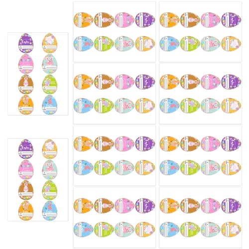 80 Stück Cartoon Hasen Eier Namensaufkleber für Scrapbooking Dekoratives Verpackungsetikett für Siegel Umschlag Karte Verpackung Abnehmbare Aufkleber 80 Stück Cartoon Hasen Eier Namensaufkleber für Scrapbooking Dekoratives Verpackungsetikett für Siegel Umschlag Karte Verpackung Abnehmbare Aufkleber von Dasbsug