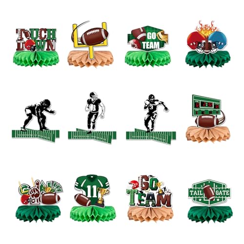 9 Stück bunte Papier-Party-Dekoration, auffälliges Papier-Design, Ornament, Fußball-Spielzubehör, Waben-Partyzubehör 9 Stück bunte Papier-Party-Dekoration, auffälliges Papier-Design, Ornament, Fußball-Spielzubehör, Waben-Partyzubehör von Dasbsug