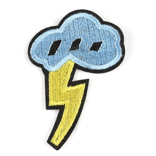 Aufnäher zum Aufbügeln, bestickter Stoff für Kleidung, T-Shirt, Hut, Taschen, Polyesterfaden von Dasbsug