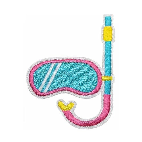 Aufnäher zum Aufbügeln mit Strandmotiven, bestickt, zum Aufbügeln, für Kleidung, Jacken, Jeans, Rucksäcke, dekorativer Stoff Aufnäher zum Aufbügeln mit Strandmotiven, bestickt, zum Aufbügeln, für Kleidung, Jacken, Jeans, Rucksäcke, dekorativer Stoff von Dasbsug