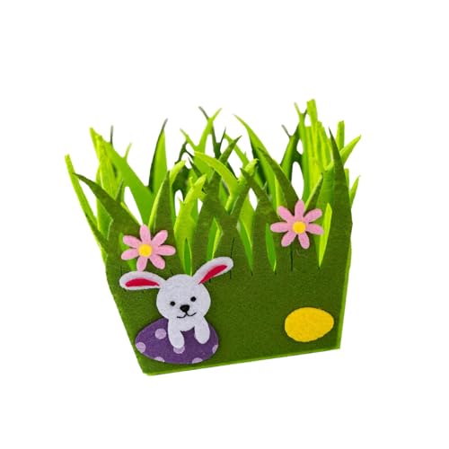 Bunter Oster-Vlieskorb mit schönem Muster, ideal für Familienfeiern und Schulaktivitäten, leicht zu reinigende Osterdekoration Bunter Oster-Vlieskorb mit schönem Muster, ideal für Familienfeiern und Schulaktivitäten, leicht zu reinigende Osterdekoration von Dasbsug