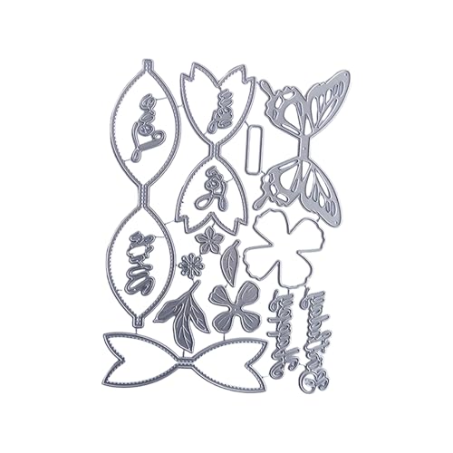 Butterfly-Box-Stanzformen, Karbonstahl, Stanzschablonen für Scrapbooking, Prägeschablonen für Kartenherstellung, Verpackungswerkzeug von Dasbsug