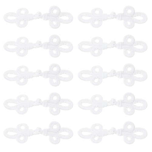 Chinesischer Verschlussknopf, Schal, Strickjacke und Kostüme, Outfit, Nähen, weiß, Cheongsam-Nähverschlüsse, Nylon-Knebelknöpfe Chinesischer Verschlussknopf, Schal, Strickjacke und Kostüme, Outfit, Nähen, weiß, Cheongsam-Nähverschlüsse, Nylon-Knebelknöpfe von Dasbsug