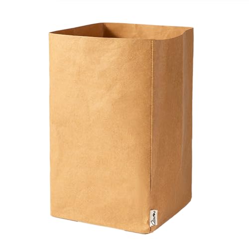 Dasbsug Faltbare Mehrzweck-Papiertüten für Gemüse und Snacks, tragbar und wasserdicht, für einfachen Transport, faltbare Einkaufstasche von Dasbsug