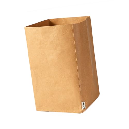 Dasbsug Faltbare Mehrzweck-Papiertüten für Gemüse und Snacks, tragbar und wasserdicht, für einfachen Transport, faltbare Einkaufstasche von Dasbsug
