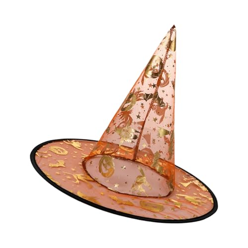Dasbsug Hexenhut, 33 cm hoch, spitz, Zauberer, Halloween, Hexe, Cosplay, Kostüm, Zubehör für Damen, Herren, Kinderparty, 5 Stück von Dasbsug