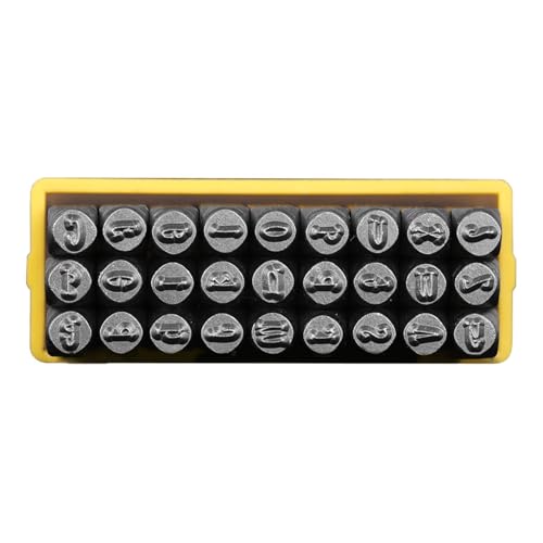 Dasbsug Professioneller 3 mm Stahl-Metallstempel für Ledergravur, Schmuckherstellung und Bastelwerkzeuge, Metallstanzwerkzeug für Schmuck Dasbsug Professioneller 3 mm Stahl-Metallstempel für Ledergravur, Schmuckherstellung und Bastelwerkzeuge, Metallstanzwerkzeug für Schmuck von Dasbsug