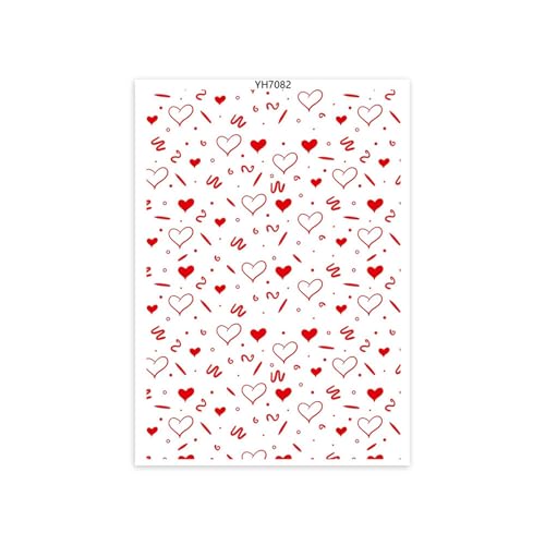 Dasbsug Transferpapier zum Valentinstag, 95 x 138 mm, für Ton, Ohrringe, Halsketten, wasserlöslich, Papier-Ton, Transferbögen, Scrapbooking, Verzierungen Dasbsug Transferpapier zum Valentinstag, 95 x 138 mm, für Ton, Ohrringe, Halsketten, wasserlöslich, Papier-Ton, Transferbögen, Scrapbooking, Verzierungen von Dasbsug