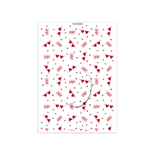 Dasbsug Transferpapier zum Valentinstag, 95 x 138 mm, für Ton, Ohrringe, Halsketten, wasserlöslich, Papier-Ton, Transferbögen, Scrapbooking, Verzierungen Dasbsug Transferpapier zum Valentinstag, 95 x 138 mm, für Ton, Ohrringe, Halsketten, wasserlöslich, Papier-Ton, Transferbögen, Scrapbooking, Verzierungen von Dasbsug