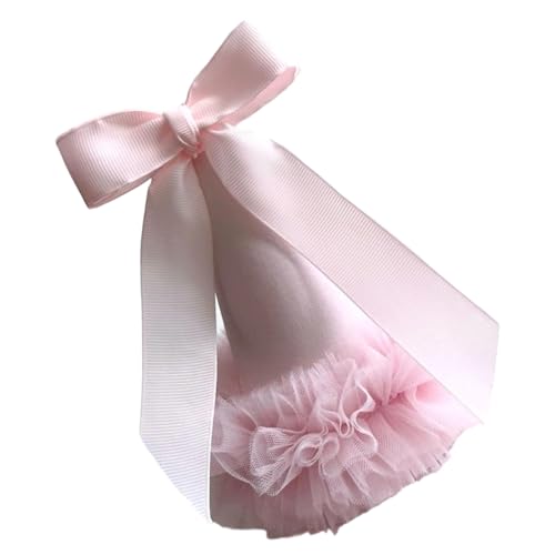 Dasbsug Tüll-Partyhut für Mädchen, Vlies-Kopfbedeckung mit Glitzerbesatz, wiederverwendbar, Geburtstagsparty-Zubehör von Dasbsug