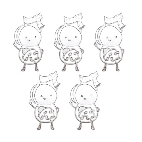 Dasbsug Weihnachts-Stanzformen für Kartenherstellung, Fotoalbum, Tagebuch, Dekoration, Scrapbooking, Prägeschablonen, Grußkarten-Vorlagen von Dasbsug