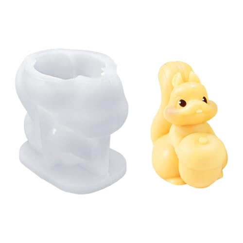 Eichhörnchen-Silikonformen, Tierformen, Epoxidharz, handgefertigte Seifenpflaster zur Herstellung von Dasbsug