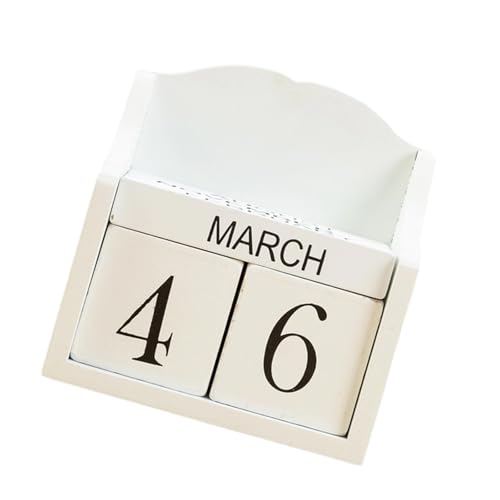 Europäischer ländlicher Stil, verstellbarer Holzblock, permanenter Kalender, Schreibtischdekoration, Bauernhäuser, ästhetischer Schreibtisch-Ornament, permanenter Blockkalender aus Holz Europäischer ländlicher Stil, verstellbarer Holzblock, permanenter Kalender, Schreibtischdekoration, Bauernhäuser, ästhetischer Schreibtisch-Ornament, permanenter Blockkalender aus Holz von Dasbsug