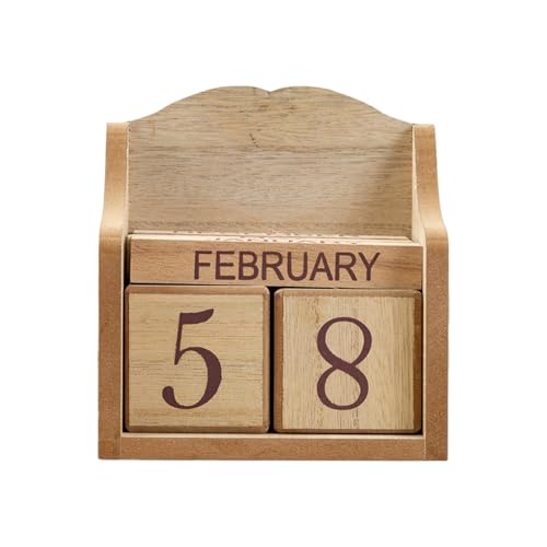 Europäischer ländlicher Stil, verstellbarer Holzblock, permanenter Kalender, Schreibtischdekoration, Bauernhäuser, ästhetischer Schreibtisch-Ornament, permanenter Blockkalender aus Holz Europäischer ländlicher Stil, verstellbarer Holzblock, permanenter Kalender, Schreibtischdekoration, Bauernhäuser, ästhetischer Schreibtisch-Ornament, permanenter Blockkalender aus Holz von Dasbsug