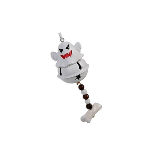 Geisterhafte Äolische Glocken Dekoration Halloween Geisterglocken Hängende Ornament für Tür Eingang Fenster Innen und Außen Halloween Dekorationen von Dasbsug