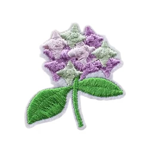 Gestickte Aufnäher mit Blumen, zum Aufbügeln, ästhetische Reparatur, Aufnähen, Applikation für Kleidung, Tasche, Kleid, Hut, Blumen, bestickt, zum Aufnähen/Aufbügeln für Kleidung von Dasbsug
