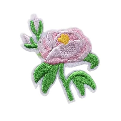 Gestickte Aufnäher mit Blumen, zum Aufbügeln, ästhetische Reparatur, Aufnähen, Applikation für Kleidung, Tasche, Kleid, Hut, Blumen, bestickt, zum Aufnähen/Aufbügeln für Kleidung von Dasbsug