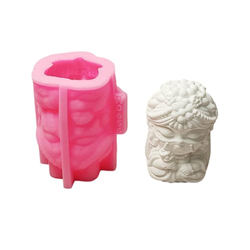 Gießformen Loulan Prinzessin Silikonformen Ornament Zement Pflaster Epoxidharz von Dasbsug