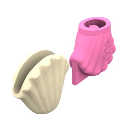 Handgefertigte Epoxidharz-Töpfe, Muschelform, Silikon-Beton, Pflanzgefäß, Gießformen zum Basteln und Bepflanzen, Silikon-Blumentöpfe von Dasbsug