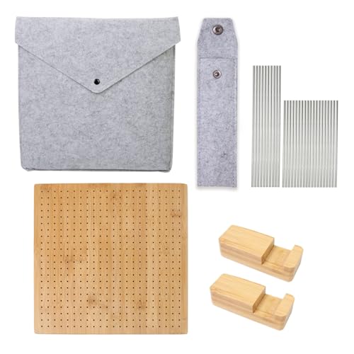 Holzblockierbretter Oma quadratischer Schraubenschlüssel Häkelbrett mit Nadeln zum Stricken und Projekten, Holzbretter, Brett, Oma, quadratischer Schraubenschlüssel, Geschenk von Dasbsug