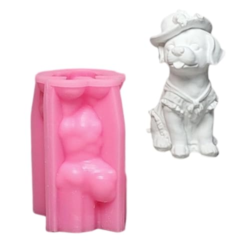 Hundeformen aus Epoxidharz, Gips, Silikon, Tierornament, Pflaster zum Basteln von Dasbsug