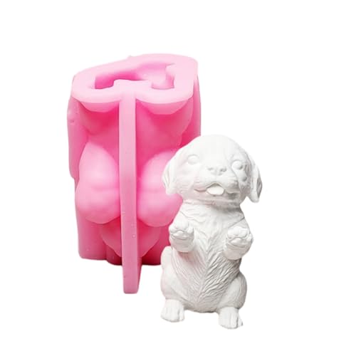 Kleine Hundeformen aus Epoxidharz, Gips, Silikon, Ornament-Pflaster, Seife zum Basteln, kleine Hunde, Silikon-Tierguss, handgefertigte Pflaster von Dasbsug