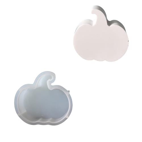 Kürbis-Silikonformen, leicht zu entformen, widerstandsfähig, für Epoxidharz, handgefertigte Seife, Heimdekoration, Halloween, Bastelbedarf von Dasbsug