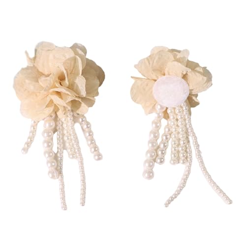 Kunstvolle Blume, Perlen, Kette, Applikation für Abendrock, Kleidung, Kragen, Dekorationen, Brosche, Nähzubehör, handgefertigte Brosche von Dasbsug