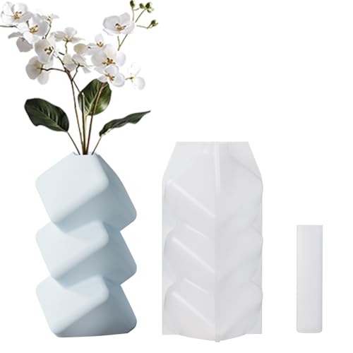 Langlebige Silikon-Vasenformen, Epoxidharz-Formen für kreative Geschenkherstellung, Make-up-Pinselhalter, Stifthalter, Blumentopf-Silikonform von Dasbsug