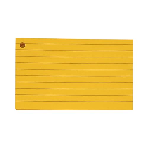 Linierte Karteikarten, Karteikarten, Präsentation, Studieren, Notizen, Rohlinge, Revisionen für Büro, Zuhause und Schule, liniert mit Binderingen, Lernvokabular für Schüler von Dasbsug