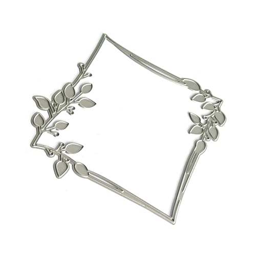 Metall-Stanzschablonen, Blätterrahmen, Stanzformen für Scrapbooking, Album, Karten, Fotodekorationen, Blätter, Rahmen, Stanzformen, Karbonstahl, Stanzformen für Foto von Dasbsug