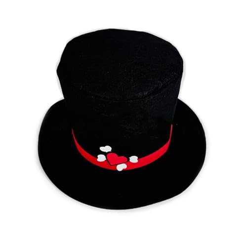 Modischer Herz-Druck, Hut-Eimer, perfekt zum Valentinstag, für Damen und Herren, lustige Foto-Requisiten, Herz-Druck-Eimer von Dasbsug