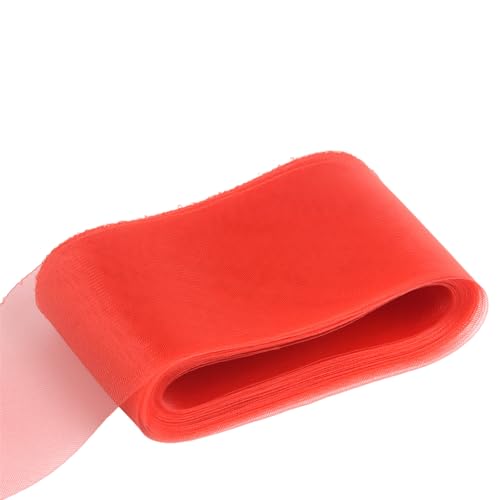 Netzstoff zum Nähen, für Weihnachtsfeiern, 101,6 cm, Tüll-Gaze-Band, buntes Netz-Applikationsgewebe zum Basteln von Dasbsug