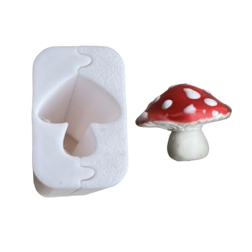 Pilz-Perlenroller, Werkzeugform mit 3 Formen optional für einzigartigen Ton-Schmuck, Anhänger-Design, Pilzperlenroller für Ohrringe von Dasbsug