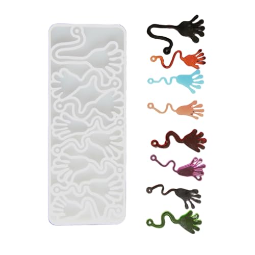 Praktische Silikonform, kleines Handspielzeug, Zubehör, einzigartige Epoxidharz-Schmuckformen für Bastler, Anhängerherstellungs-Sets von Dasbsug