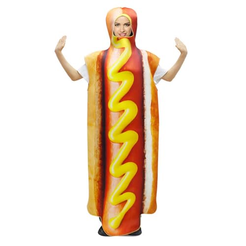 Realistisches Lebensmittel-Kostüm, lustiges Pizza-Hamburger-Kostüm, Verkleidung für Erwachsene, Cosplay, Themenveranstaltung, Party, Kostüm für Erwachsene von Dasbsug
