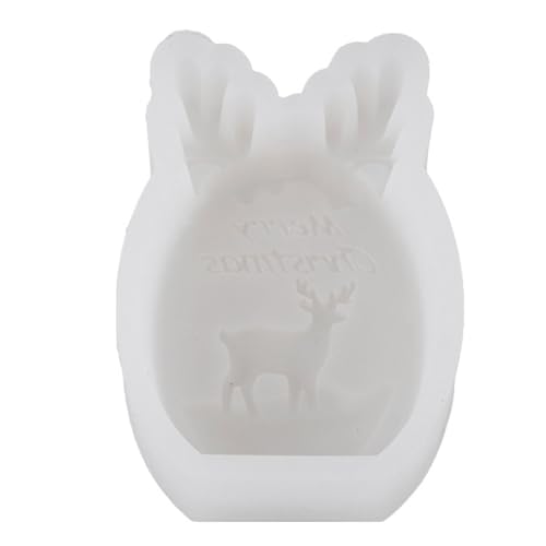 Rentier-Silikonform für Seife, Weihnachtsdekoration, Lebensmittelqualität für Epoxidharz, Lebensmittelqualität von Dasbsug