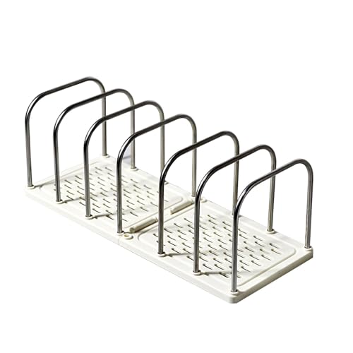 Schreibtisch-Aktenordner, Organizer, 6 Fächer, Buchstütze, Schreibtisch-Bücherregal, platzsparend, Buchstütze, Zeitschriftenständer, 37 x 145 x 135 mm, Aktenständer von Dasbsug